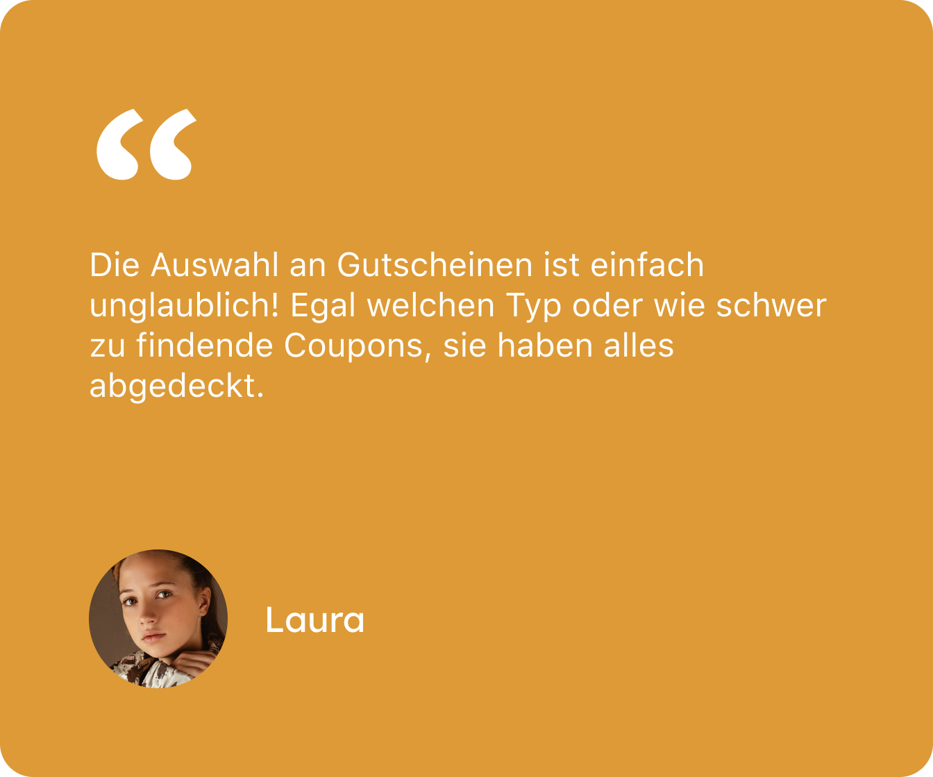 Die Auswahl an Gutscheinen ist einfach unglaublich! Egal welchen Typ oder wie schwer zu findende Coupons, sie haben alles abgedeckt.